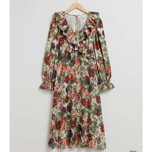 & other stories ruffled dress